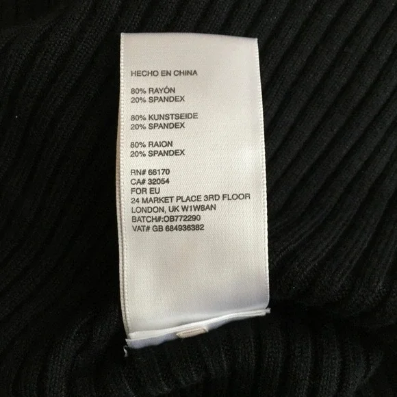 Free People Too Good Ribbed Off Shoulder Black Bodysuit‎ Size M - Picture 3 of 3